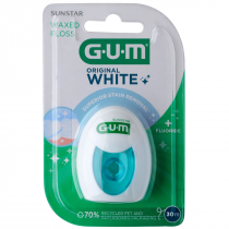 GUM Original White vaskots zobu diegs, 30 m